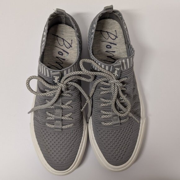 Blowfish Malibu Mazaki Sneakers in Dirty Gray Matrix Knit - Size 7 - Picture 3 of 16